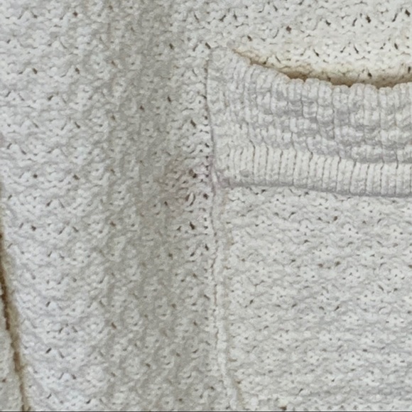 Fossil Off White Cap Sleeve Sweater Dress Medium - Picture 5 of 8